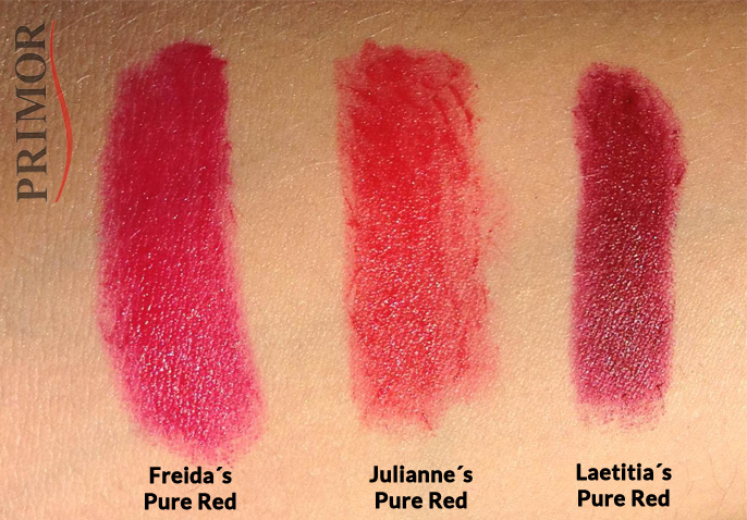 Swatches 1 Pure Red L´Oreal
