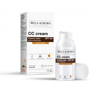 CC Cream Antimanchas SPF+50 de Bella Aurora 